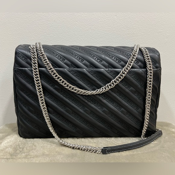 Balenciaga Lock Round Large Leather Shoulder Bag - Picture 3 of 9